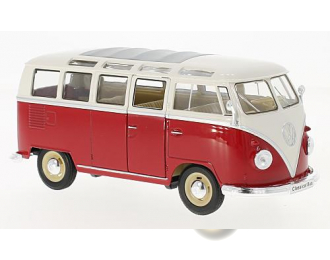 VOLKSWAGEN T1 Samba bus (1963), red