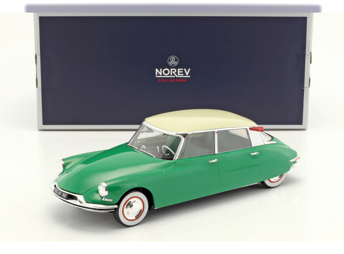 CITROEN DS19 1956 Vert Printemps / Champagne