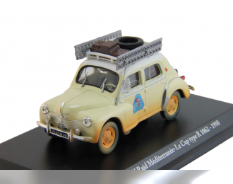 RENAULT 4 CV Raid Méditerranée-Le Cap R 1062 de 1950, серия Renault 4 CV 5, белый