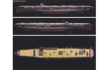 Сборная модель Авианосец императорского флота Японии Shokaku