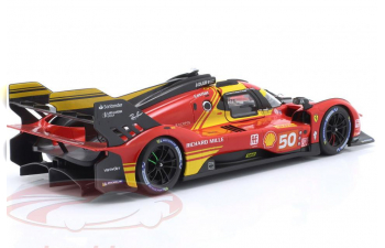 FERRARI 499P 6th 1812km Qatar WEC 2024 & Winner 24h LeMans Miguel Molina, Nicklas Nielsen, Antonio Fuoco (2024)