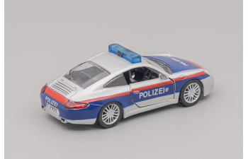 PORSCHE Polizei, silver / blue