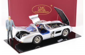 MERCEDES-BENZ 300 SLR Coupé, 1955, including figurine and acrylic base plate with engraved plaque