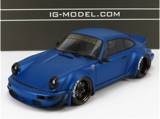 PORSCHE 911 964 Rwb Coupe 1990, Matt Blue