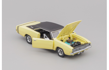 DODGE Charger HT Coupe (1968), yellow / black