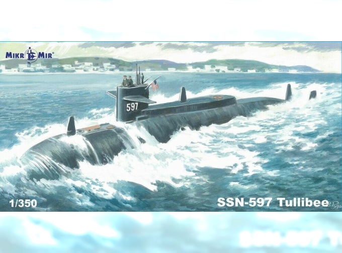 Сборная модель Подводная лодка SSN-597 Tullibee