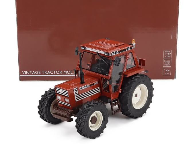 FIAT 65-90 Tractor Superconfort Cab 4wd (1997), Brown