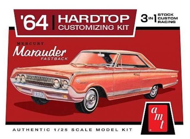 Сборная модель Mercury Marauder Hardtop, plastic modelkit 1964