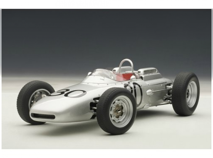 PORSCHE 804 F1 1962 30 WINNER DAN GURNEY GRAND PRIX DE FRANCE (ROUEN), silver