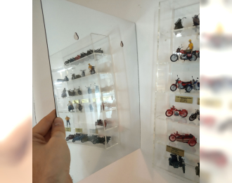 Зеркальный задник к стеллажу для мотоциклов