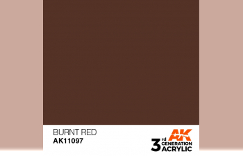 Краска акриловая 3rd Generation Burnt Red 17ml