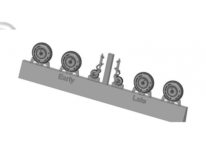 Як-1/Як-1Б/Як-3 колеса ранние/поздние