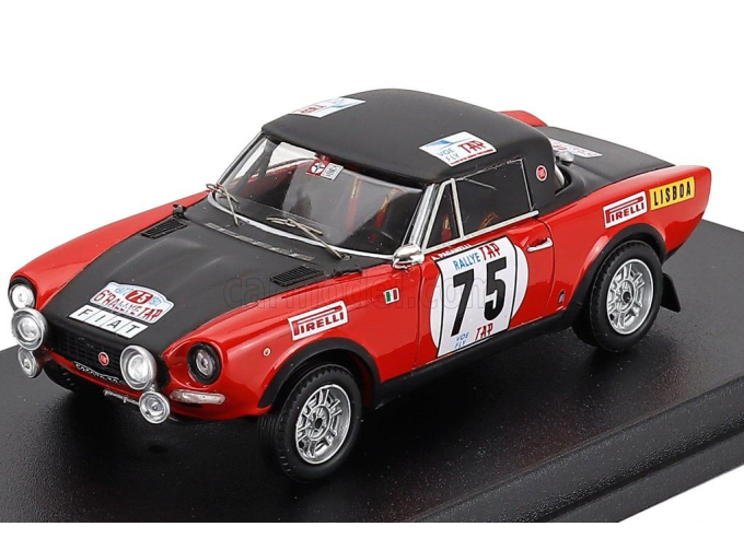 FIAT 124 Sport 1600 Spider (night version) №75 Rally TAP Alcide Paganelli - Ninni Russo (1972)