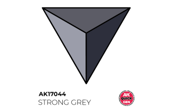 Краска акриловая QUICK GEN - Интенсивный серый / STRONG GREY, 18мл