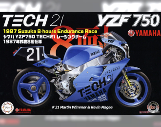 Сборная модель Yamaha YZF 750 Tech 21 1987 Suzuka 8 Hours Endurance Race