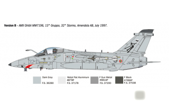 Сборная модель EMBRAER Amx Ghibli Military Airplane (1985)