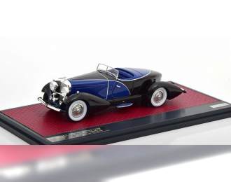 DUESENBERG J SWB French True Speedster by Figoni #J-153-2178 1931 Black/Blue