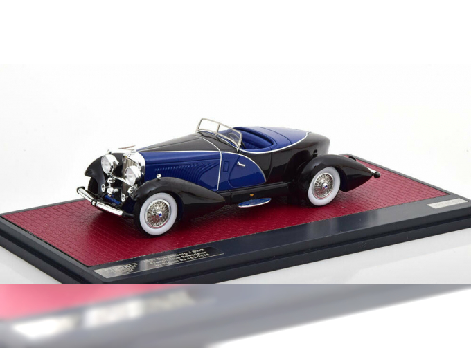 DUESENBERG J SWB French True Speedster by Figoni #J-153-2178 1931 Black/Blue