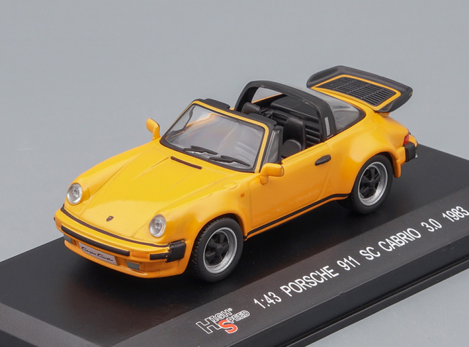 PORSCHE 911 SC Cabrio 3.0 (1983), orange