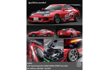 TOYOTA Supra RZ (JZA80) ORIDO-STREET Ver.2, red