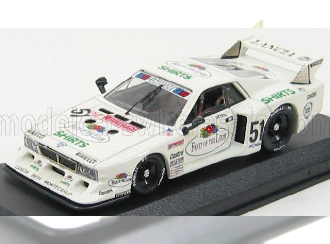 LANCIA Beta Montecarlo N 51 Zolder 1980 H.heyer, White