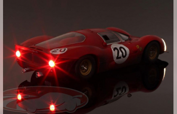FERRARI 330 P3 Coupe №20 24h Le Mans (Dirty & Lights Version), Scarfiotti/Parkes (1966)