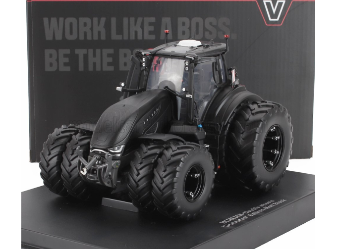 VALTRA S416 Tractor Unlimited Double Wheels (2022), Matt Black