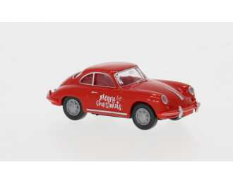 PORSCHE 356 Merry Christmas (1961), red