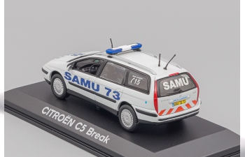 CITROEN C5 Break Ambulance SAMU 73, white