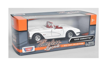 CHEVROLET Corvette Cabriolet (1959), white 