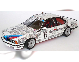 BMW 6Er E24 CSi Gruppe A 24 Stunden Spa "Schnitzer Genuine BMW Parts" #11 Quester - Tassin - Heger Siegerfahrzeug (1976), white