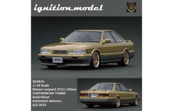 NISSAN Leopard (F31) Ultima V30TWINCAM TURBO, gold/silver