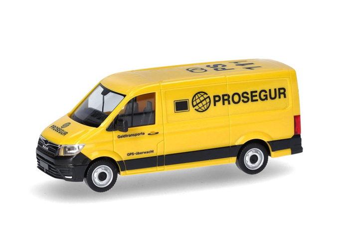 MAN TGE FD Prosegur, yellow