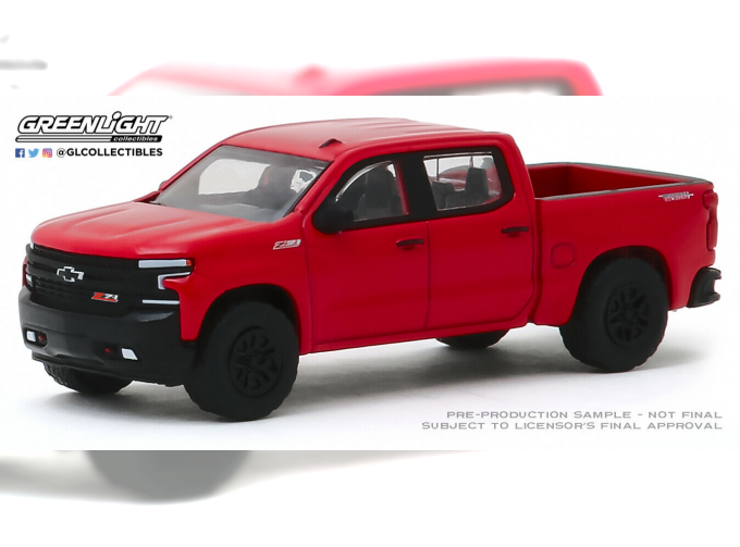 CHEVROLET Silverado LT Pick-Up Trail Boss 2019 Red Hot