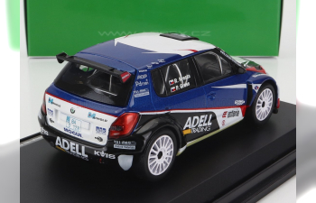 SKODA Fabia Ii Fl S2000 Team Adell Mogul Racing N0 Rally (2010) R.Kresta - P. Gross, Blue White Black