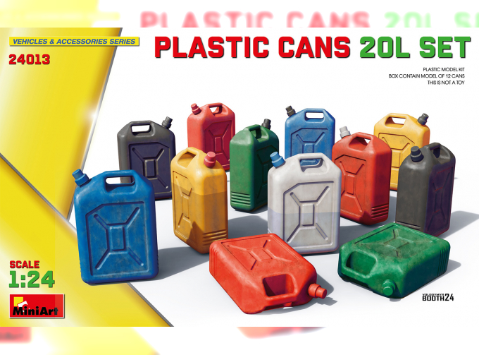 Сборная модель Set Plastic Cans 20l