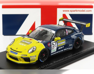 PORSCHE 911 991 Gt3 Cup N25 Porsche Carrera Cup England Champion (2021) Dan Cammish, Black Yellow