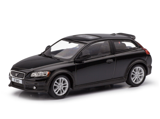 VOLVO C30 Coupe (2008),  черный металлик