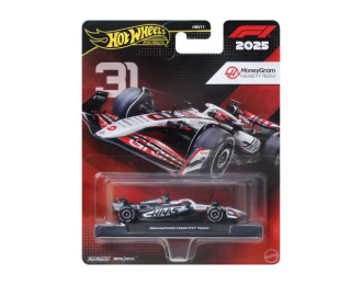 HAAS F1 Vf-25 Team Moneygram Haas №31 Season 2025 Esteban Ocon, White Black Red