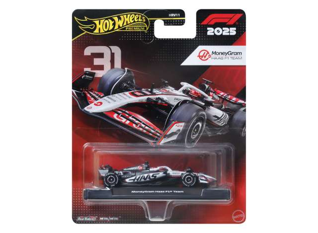 HAAS F1 Vf-25 Team Moneygram Haas №31 Season 2025 Esteban Ocon, White Black Red