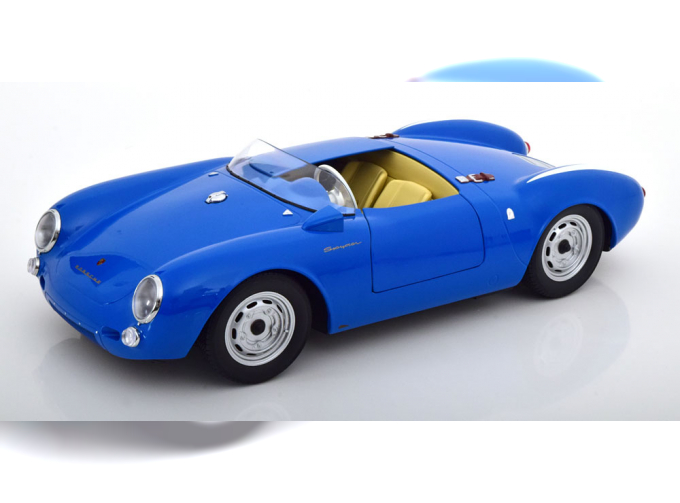 PORSCHE 550A Spyder (1956), blue white