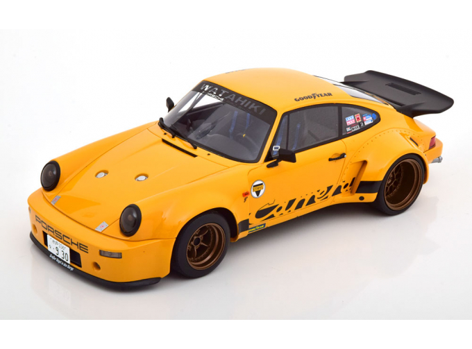 PORSCHE 911 RSR RWB Hommage Y-san, ochre-yellow