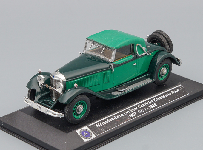 MERCEDES-BENZ Grosser Cabriolet Karrosserie Auer W07 (1931-1938) green