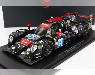 ORECA Gibson 07 Gk428 4.2l V8 Team Nielsen Racing №24 24h Le Mans (2022) R.Sales - M.Bell - B.Hanley - Con Vetrina - With Showcase - Special Box, Black Red