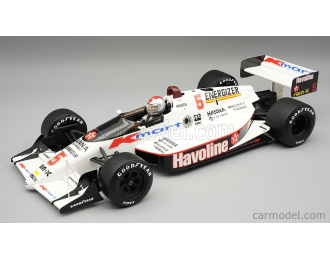 LOLA T89 Team Newman Haas Racing №5 Formula Indy Car World Series Season (with Pilot Figure) (1989) Mario Andretti, White Black