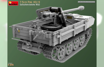 Сборная модель Pak 40/4 Selbstfahrlafette Rso Military