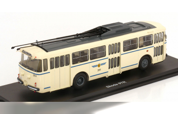 SKODA 9TR Leipziger Verkehrsbetriebe, creme blue