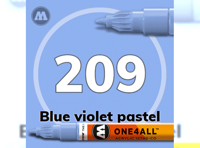 Маркер MOLOTOW ONE4ALL 127HS-CO 209 Сине-Фиолетовый 1,5 мм