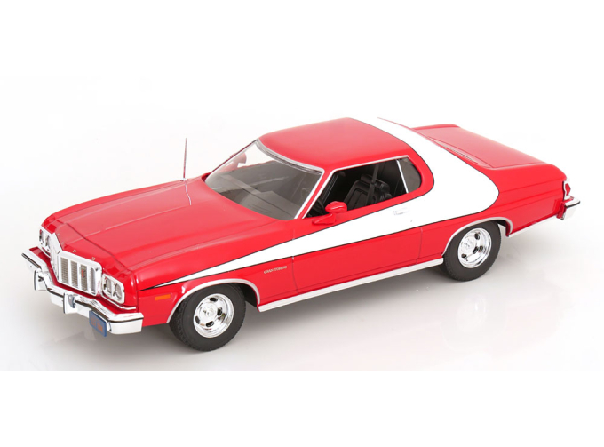 FORD Gran Torino Coupe (1975), red / white