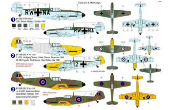 Сборная модель Bf 109E-3 Special marking